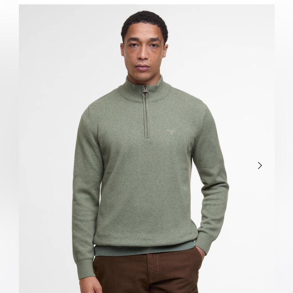 Barbour Men's Blue-Green Sweater Size S NWOT